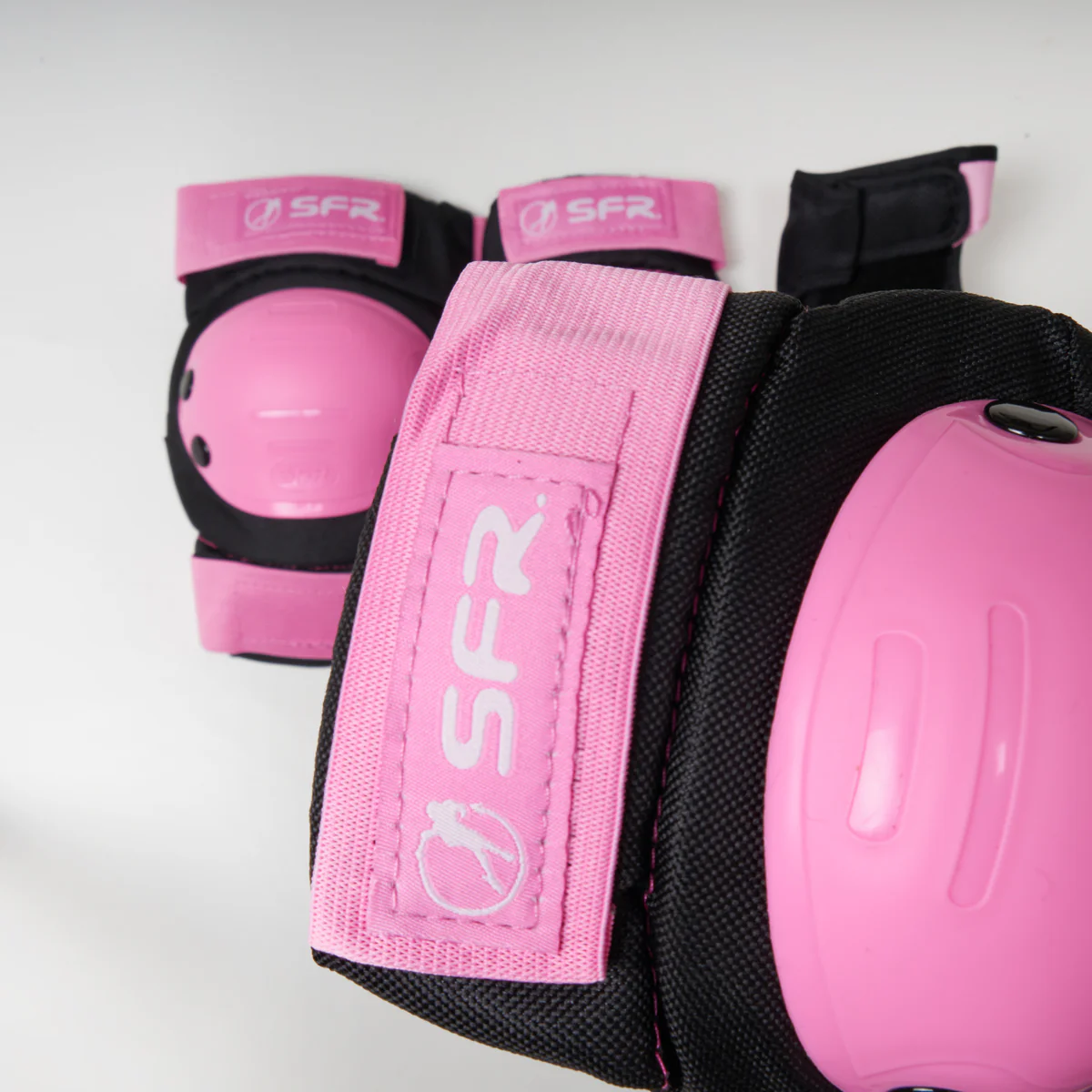 SFR 'Youth Ramp' Triple Kids Pad Set - Pink & Black - Image 3