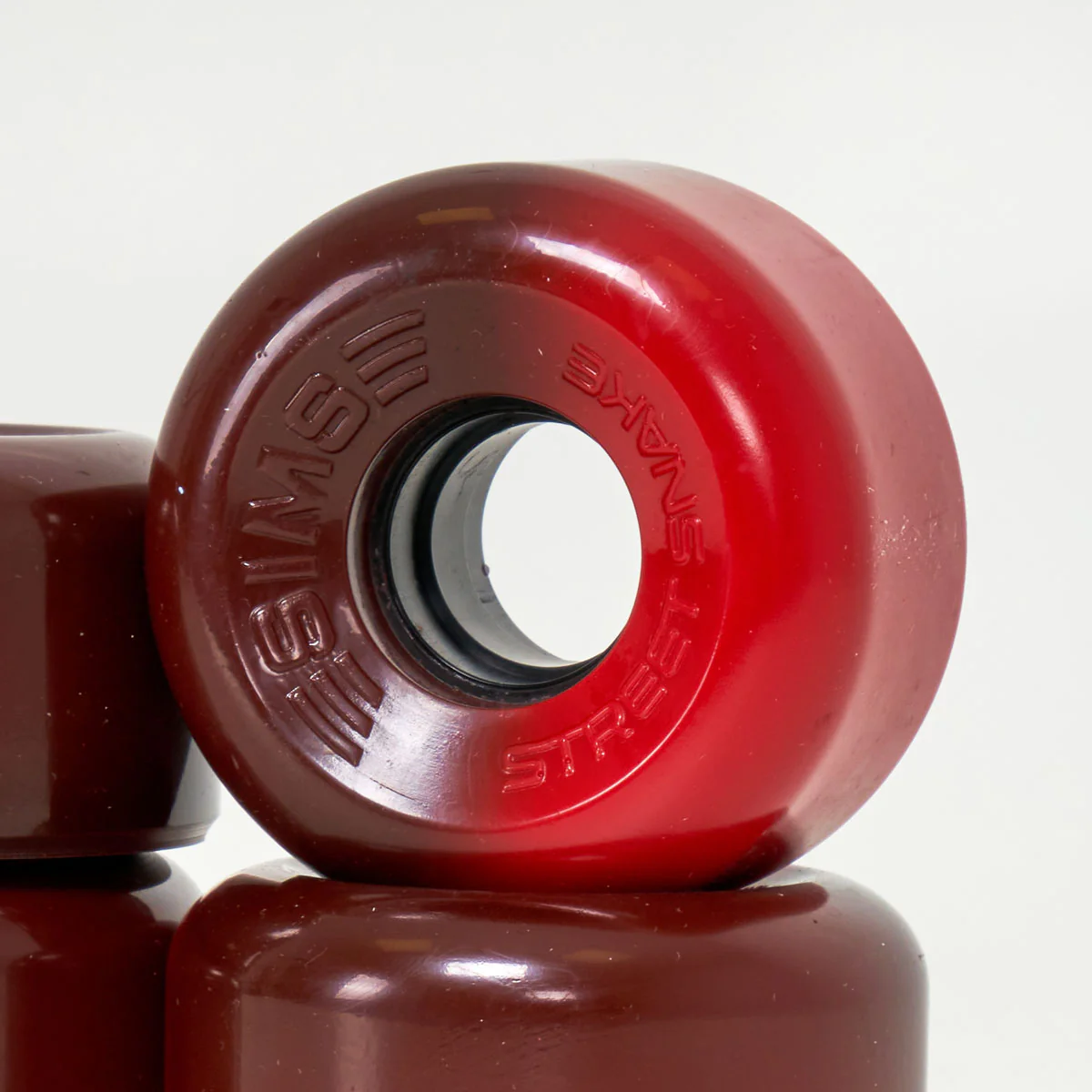Sims Street Snakes 62mm/78a Wheels - Red/Black - Image 2