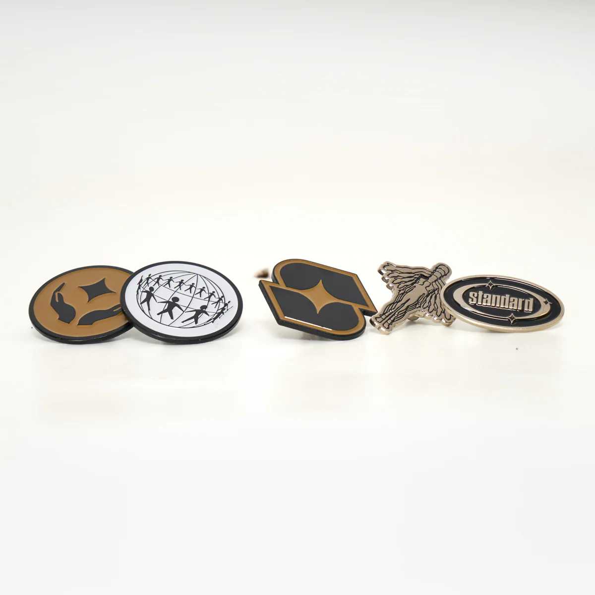 Standard Enamel Pins V2 - 5 Pack (Red packaging)