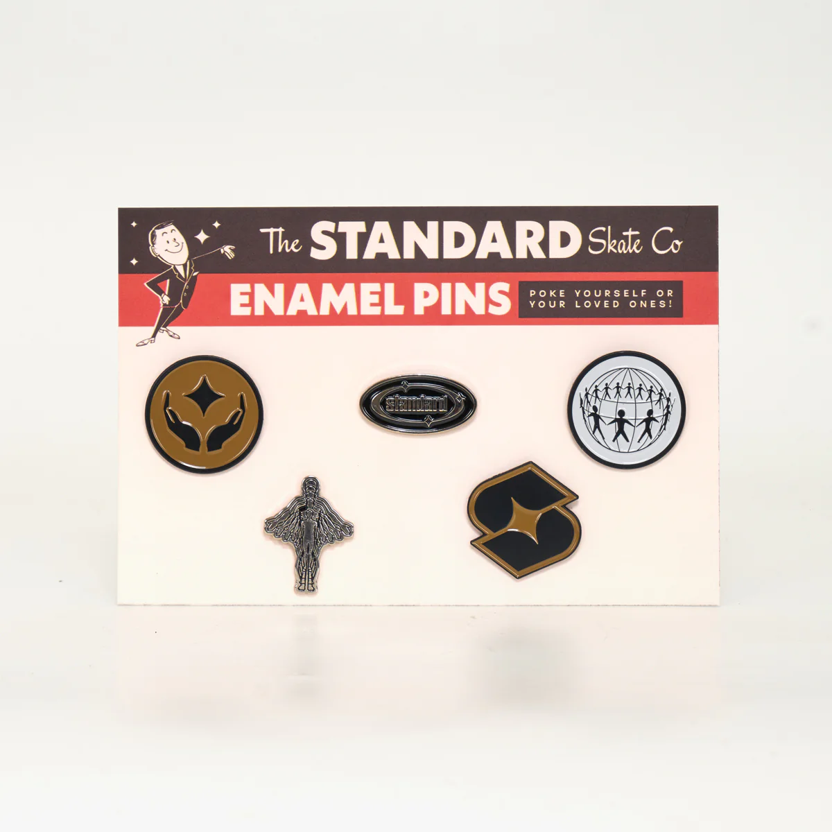 Standard Enamel Pins V2 - 5 Pack (Red packaging) - Image 4