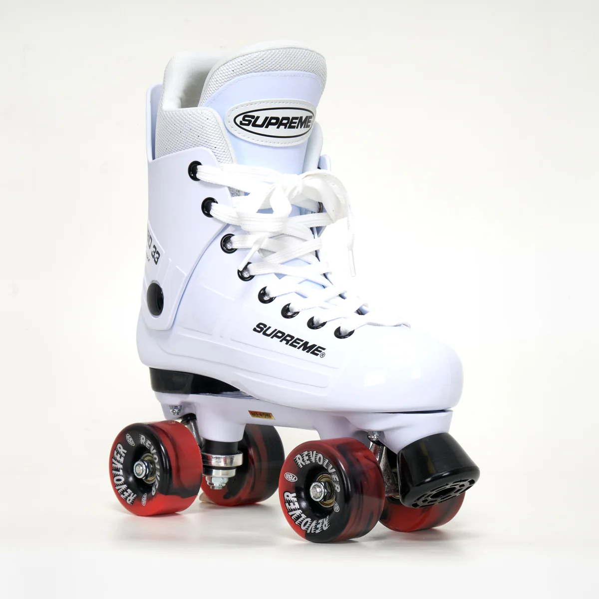 Supreme Turbo 33 Roller Skates + REVOLVER Wheels | WHITE - Image 2