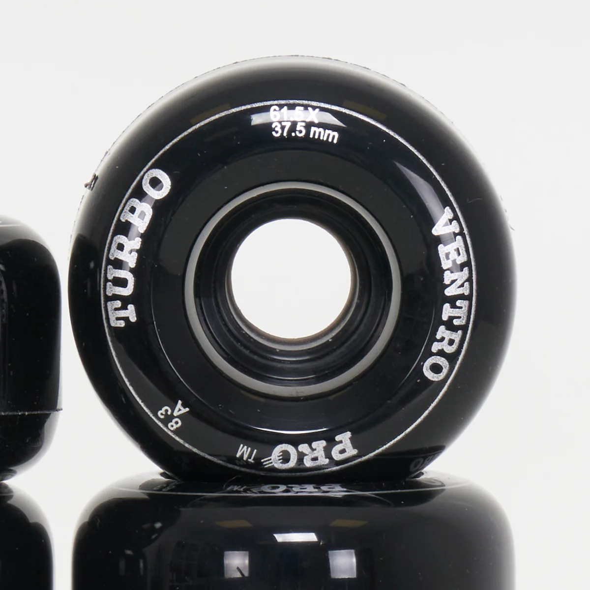 Ventro Pro Roller Skate Wheels - Black (8-Set) - Image 2