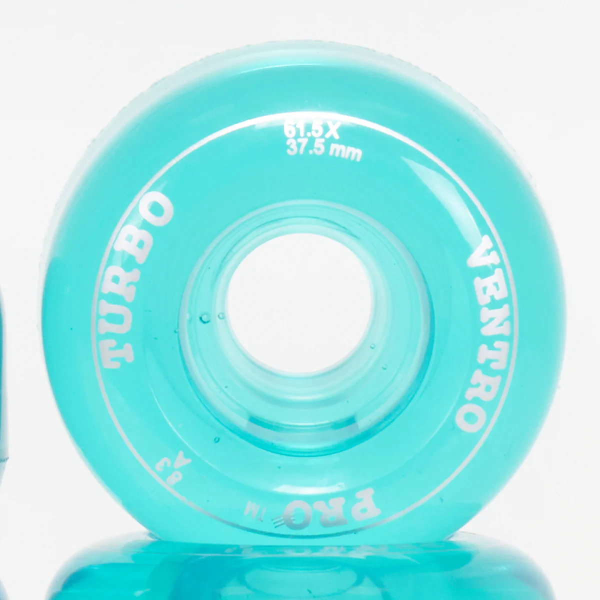Ventro Pro Roller Skate Wheels - Clear Blue (8-Set) - Image 4