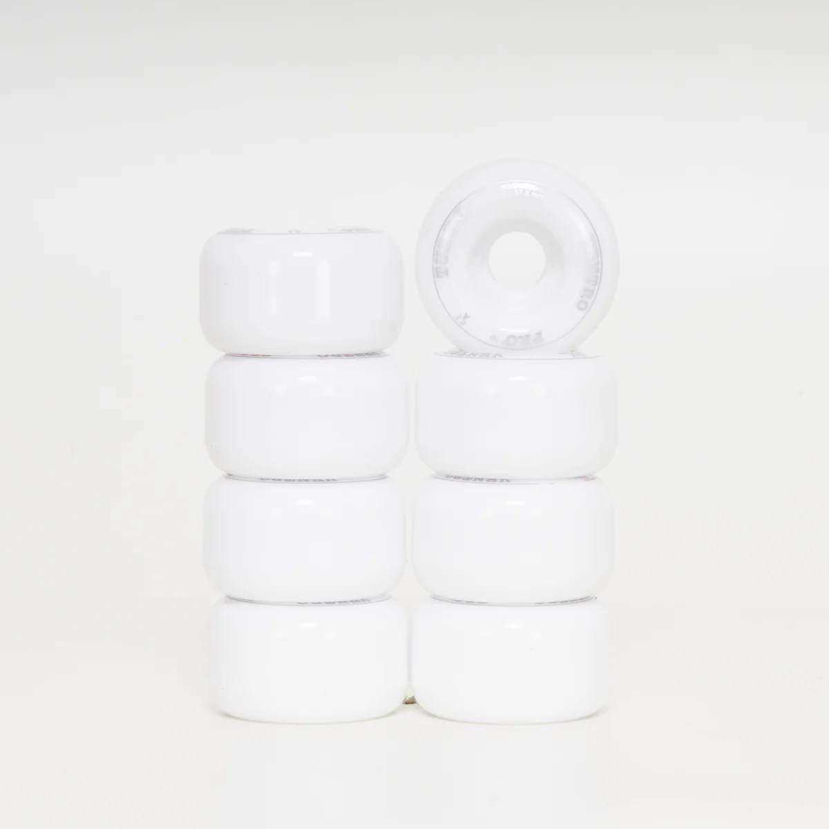 Ventro Pro Roller Skate Wheels - White (8-Set)